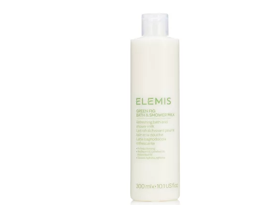 Body Detox Skin Brush and Elemis Green Fig Bath & Shower Milk 300ml Click & Collect Only